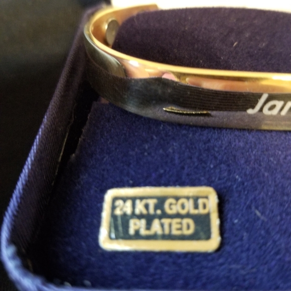 Jaro Genuine Copper 24k Gold Plated Copper Magnetic Sportband NIB - Picture 2 of 8